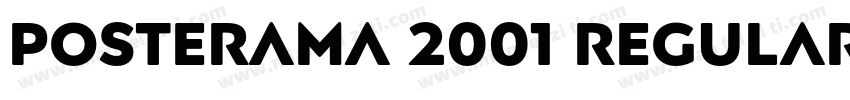 Posterama 2001 Regular字体转换